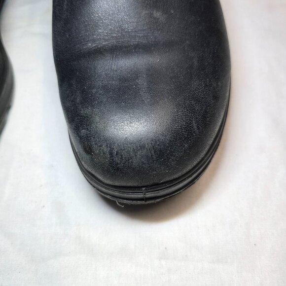 Blundstone Chelsea Women's 6.5 Black Leather Boots Lug Heal - Picture 5 of 16